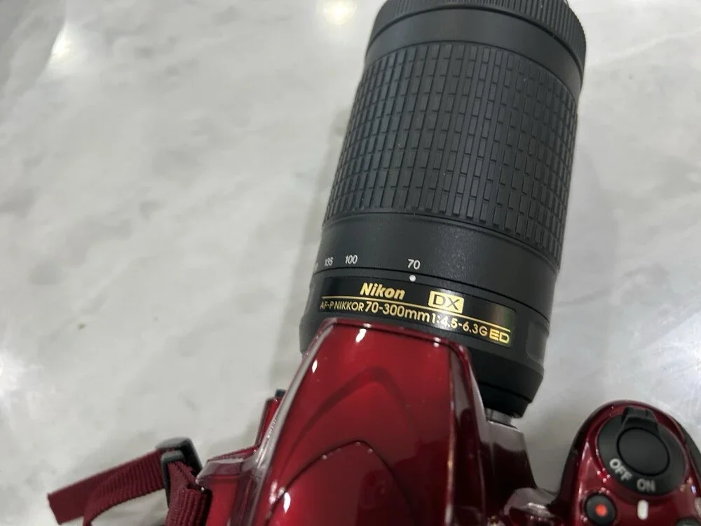 Nikon D3400 DSLR Camera with 18-55mm and 70-300mm Lenses, Case Included Lenses